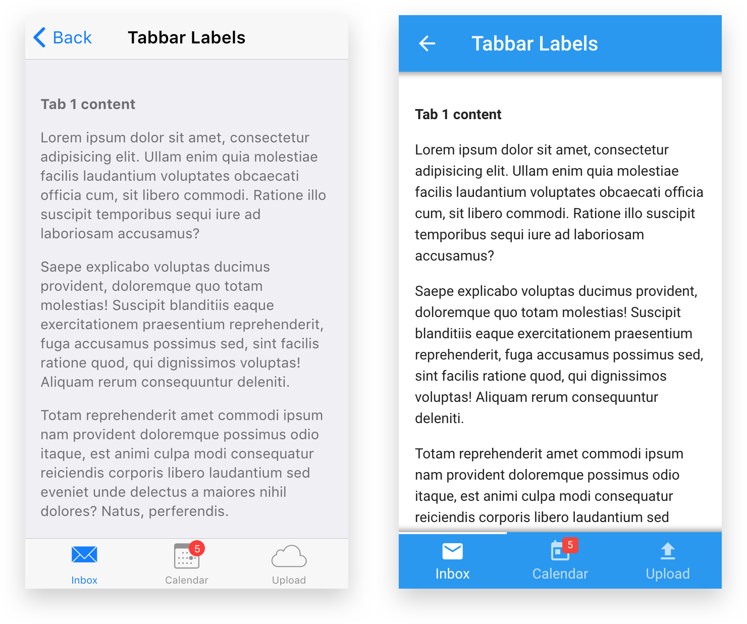 Navigation Bars in v3